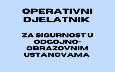Poziv na prethodnu provjeru znanja i sposobnosti kandidata za radno mjesto OPERATIVNOG DJELATNIKA