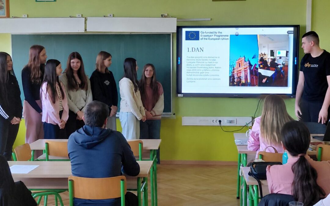 Učenička mobilnost u Sloveniji – prezentacija na Učiteljskom vijeću